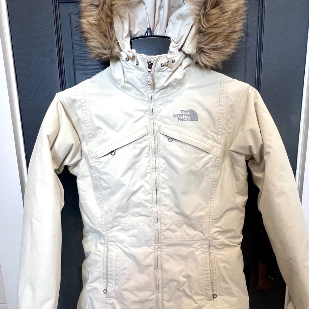 The North Face Women's Cream Parka Jacket